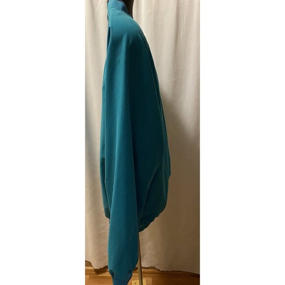 Outdoor World Golf  Apparel Mens Size Large Windbreaker V Neck Green - Picture 10 of 15